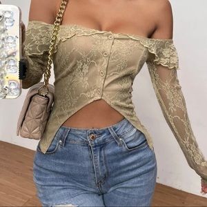 NEW SHEIN off shoulder top.